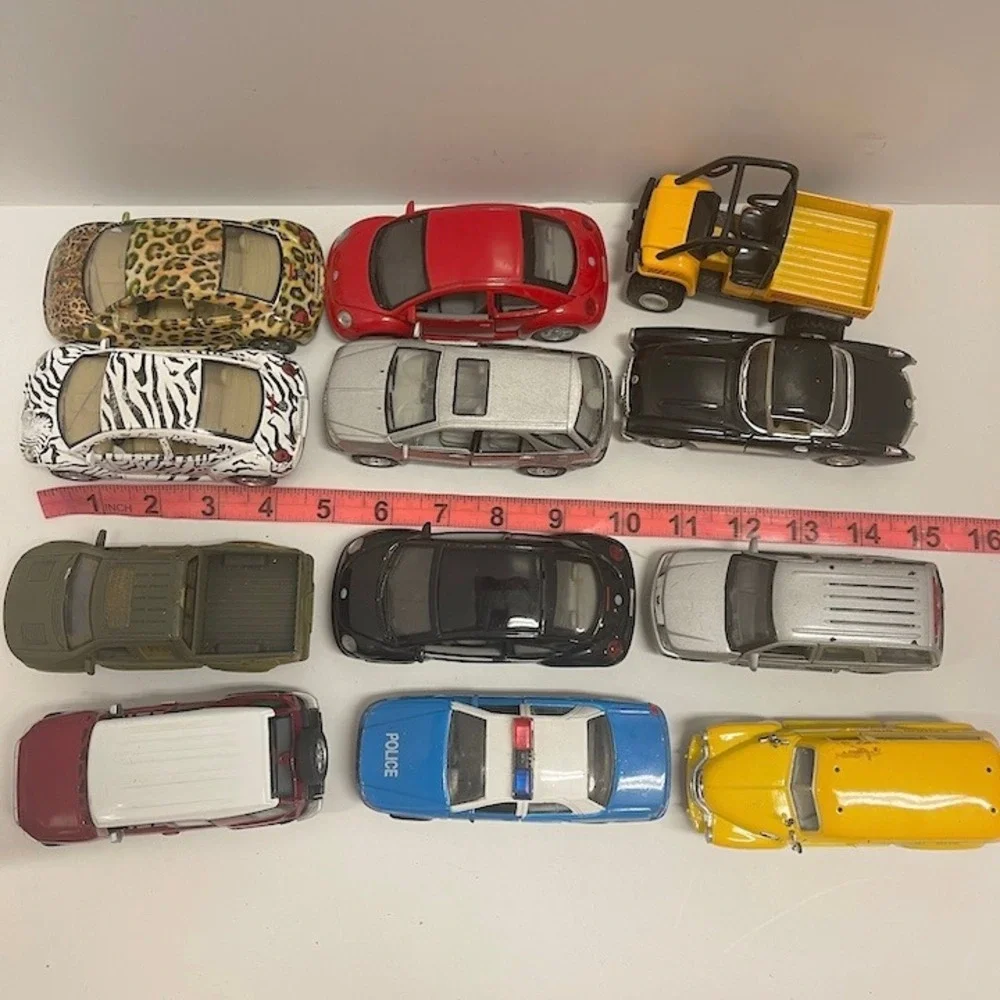 12 Vintage To Modern 4 to 5 Inch Die Cast Vehicles 2002-2011